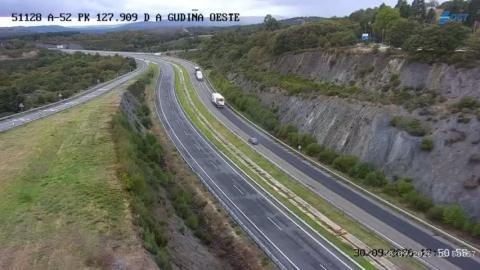 A Gudiña: cámara «A-52, salida oeste de A Gudiña»