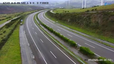 Alto do Fiouco: cámara «A-8, O Fiouco hacia Asturias»