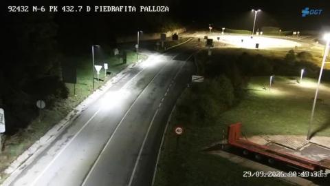 Puerto de Pedrafita: cámara «N-VI, área de descanso»