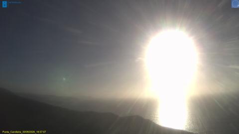 Punta Candieira: imagen reciente de la webcam